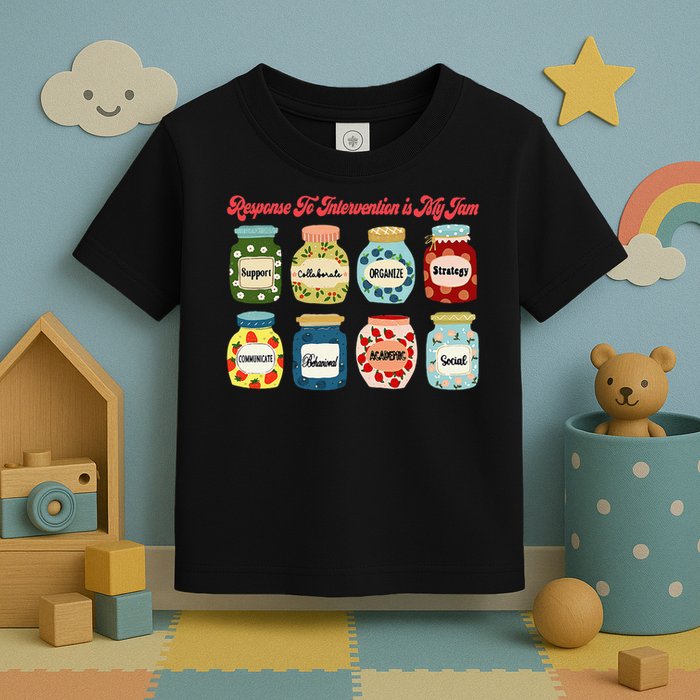 Response To Intervention Is My Jam RTI Intervention Teacher Toddler T-Shirt
