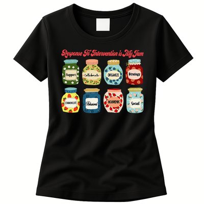 Response To Intervention Is My Jam RTI Intervention Teacher Womens T-Shirt
