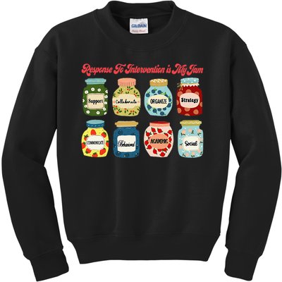 Response To Intervention Is My Jam RTI Intervention Teacher Kids Sweatshirt