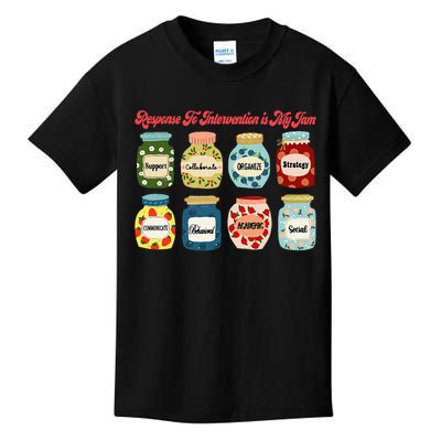 Response To Intervention Is My Jam RTI Intervention Teacher Kids T-Shirt