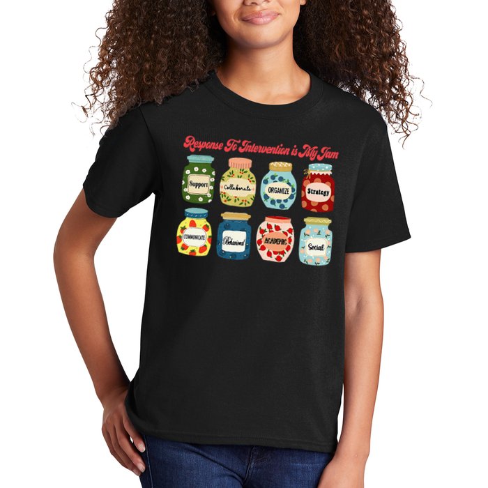 Response To Intervention Is My Jam RTI Intervention Teacher Kids T-Shirt