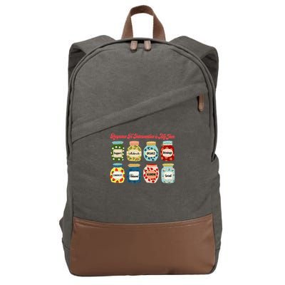 Response To Intervention Is My Jam RTI Intervention Teacher Cotton Canvas Backpack