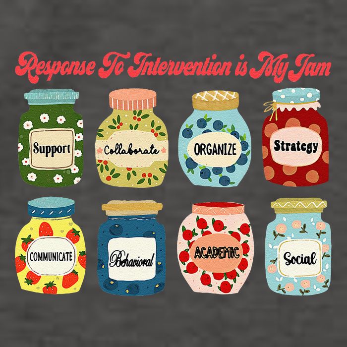 Response To Intervention Is My Jam RTI Intervention Teacher Vector Backpack