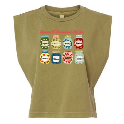 Response To Intervention Is My Jam RTI Intervention Teacher Garment-Dyed Women's Muscle Tee