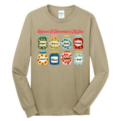Response To Intervention Is My Jam RTI Intervention Teacher Tall Long Sleeve T-Shirt