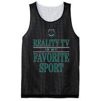 Reality Tv Is My Favorite Sport Apparel Mesh Reversible Basketball Jersey Tank