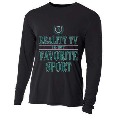 Reality Tv Is My Favorite Sport Apparel Cooling Performance Long Sleeve Crew