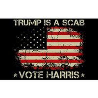 Retro Trump Is A Scab Vote Harris Funny Harris Kamala Trump Bumper Sticker