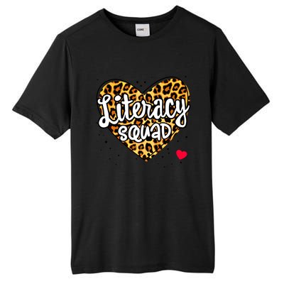 Reading Teacher Interventionist Specialist Literacy Squad Gift Tall Fusion ChromaSoft Performance T-Shirt