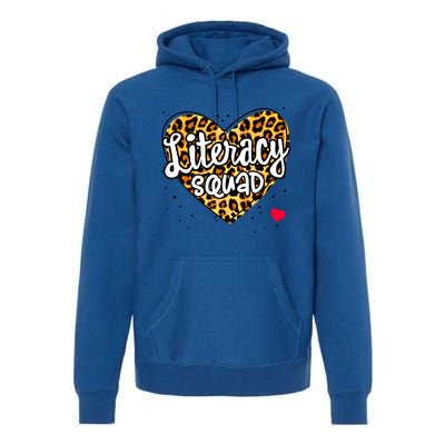 Reading Teacher Interventionist Specialist Literacy Squad Gift Premium Hoodie