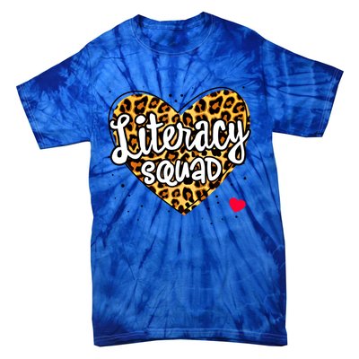 Reading Teacher Interventionist Specialist Literacy Squad Gift Tie-Dye T-Shirt