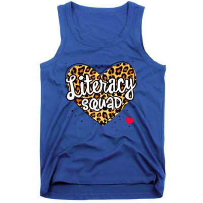 Reading Teacher Interventionist Specialist Literacy Squad Gift Tank Top