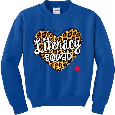 Reading Teacher Interventionist Specialist Literacy Squad Gift Kids Sweatshirt