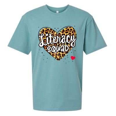 Reading Teacher Interventionist Specialist Literacy Squad Gift Sueded Cloud Jersey T-Shirt