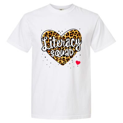 Reading Teacher Interventionist Specialist Literacy Squad Gift Garment-Dyed Heavyweight T-Shirt