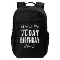 Retro This Is My Pi Day Birthday Shirt Pi Symbol 3 14 Backpack