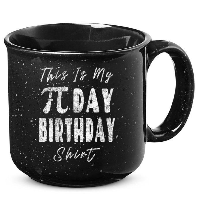 Retro This Is My Pi Day Birthday Shirt Pi Symbol 3 14 15oz Campfire Ceramic Mug
