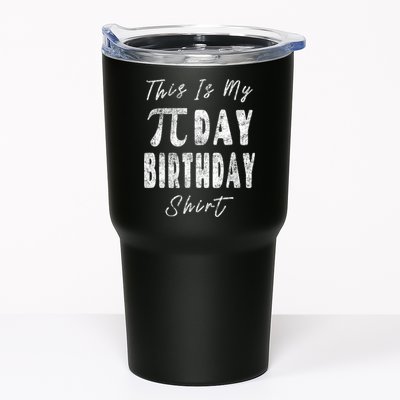 Retro This Is My Pi Day Birthday Shirt Pi Symbol 3 14 Tumbler