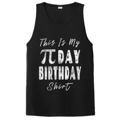 Retro This Is My Pi Day Birthday Shirt Pi Symbol 3 14 PosiCharge Competitor Tank