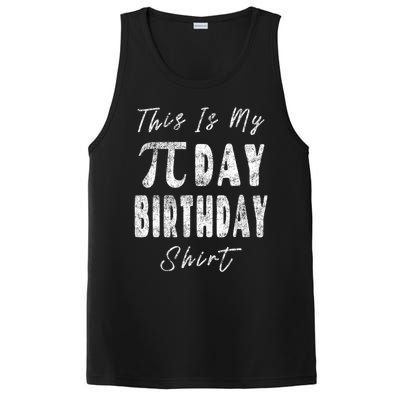 Retro This Is My Pi Day Birthday Shirt Pi Symbol 3 14 PosiCharge Competitor Tank