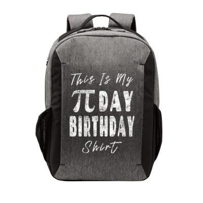 Retro This Is My Pi Day Birthday Shirt Pi Symbol 3 14 Vector Backpack