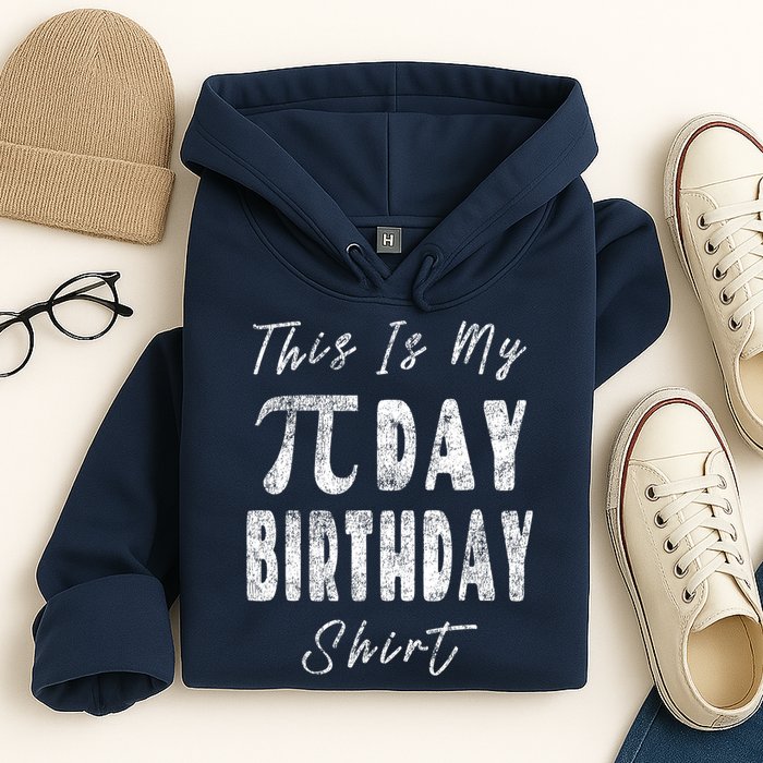 Retro This Is My Pi Day Birthday Shirt Pi Symbol 3 14 Hoodie