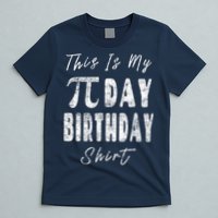 Retro This Is My Pi Day Birthday Shirt Pi Symbol 3 14 T-Shirt