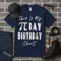 Retro This Is My Pi Day Birthday Shirt Pi Symbol 3 14 Tall T-Shirt