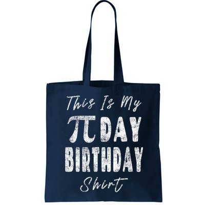 Retro This Is My Pi Day Birthday Shirt Pi Symbol 3 14 Bag