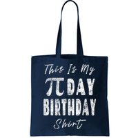 Retro This Is My Pi Day Birthday Shirt Pi Symbol 3 14 Bag