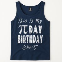 Retro This Is My Pi Day Birthday Shirt Pi Symbol 3 14 Tank Top