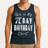 Retro This Is My Pi Day Birthday Shirt Pi Symbol 3 14 Tank Top