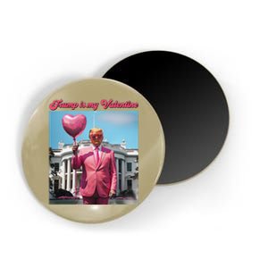 Retro Trump Is My Valentine Heart Funny Trump Valentines Day Magnet