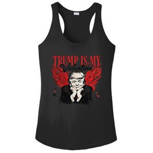 Retro Trump Is My Valentine Trump ValentineS Day Ladies PosiCharge Competitor Racerback Tank