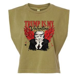 Retro Trump Is My Valentine Trump ValentineS Day Garment-Dyed Women's Muscle Tee