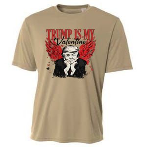 Retro Trump Is My Valentine Trump ValentineS Day Cooling Performance Crew T-Shirt