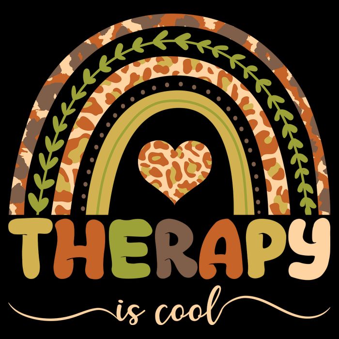 Rainbow Therapy Is Cool Mental Health Awareness Hoodie