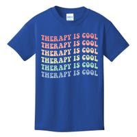 Retro Therapy Is Cool Funny Gift Cute Occupational Therapy Funny Gift Kids T-Shirt