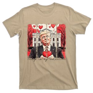 Retro Trump Is My Valentine Trump ValentineS Day T-Shirt