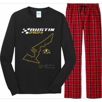 Race Track In Austin Formula Racing Circuits Sport Long Sleeve Pajama Set