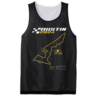 Race Track In Austin Formula Racing Circuits Sport Mesh Reversible Basketball Jersey Tank