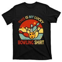 Retro This Is My Lucky Bowling T-Shirt