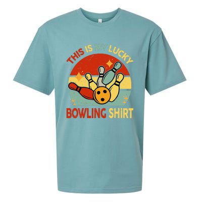 Retro This Is My Lucky Bowling Sueded Cloud Jersey T-Shirt