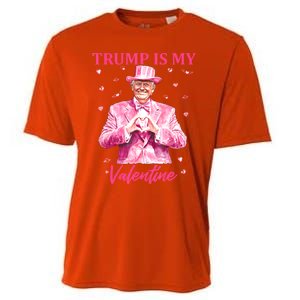 Retro Trump Is My Valentine Trump Valentines Day Gift Cooling Performance Crew T-Shirt