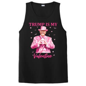 Retro Trump Is My Valentine Trump Valentines Day Gift PosiCharge Competitor Tank