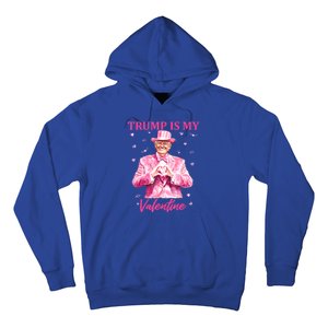 Retro Trump Is My Valentine Trump Valentines Day Gift Hoodie