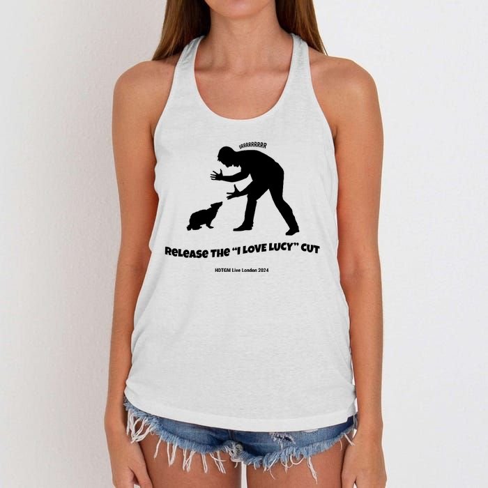 Release The I Love Lucy Cut Hdtgm London Women's Knotted Racerback Tank