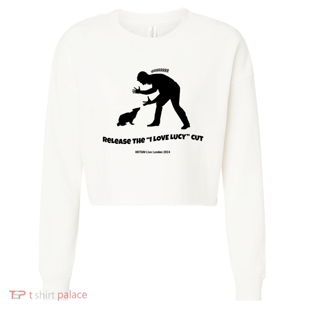 Release The I Love Lucy Cut Hdtgm London Cropped Pullover Crew