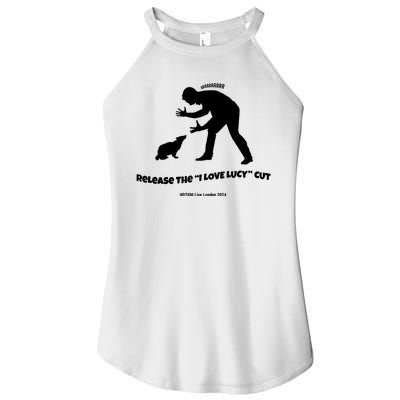 Release The I Love Lucy Cut Hdtgm London Women's Perfect Tri Rocker Tank