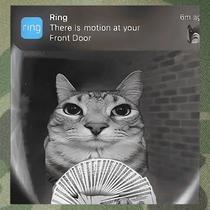 Ring There Is Motion At Your Front Door Funny Legacy Tie Dye Trucker Hat
